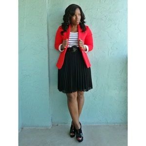 Tommy Hilfiger Red single button Blazer